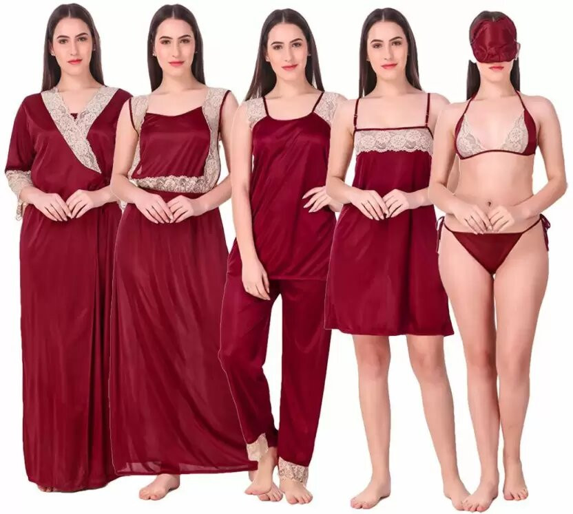Satin Nightwear Set
