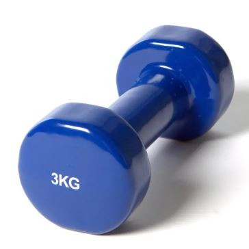 3kg Vinyl Dumbbell