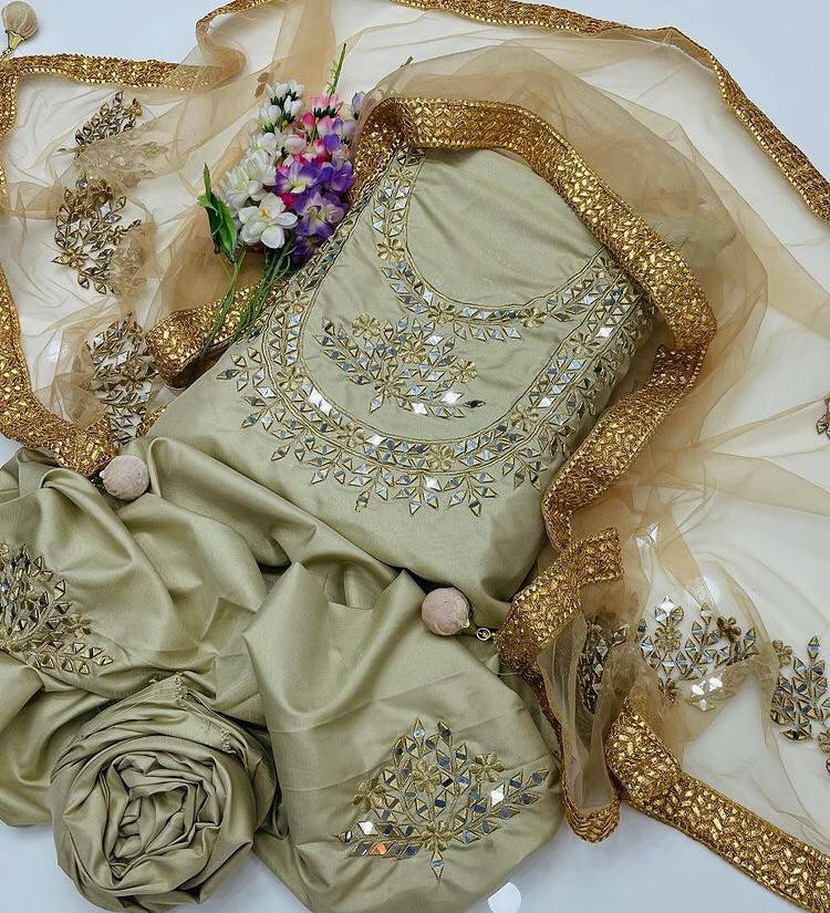 Stone and embroidery work  Tree Piche