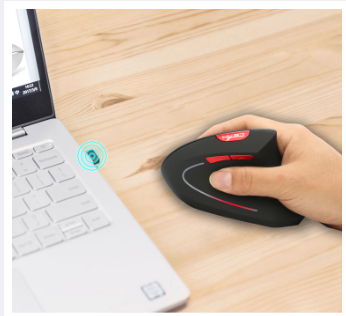 HXSJ T22 T24 Gaming Mouse Ergonomic Vertical 2400DPI Optical