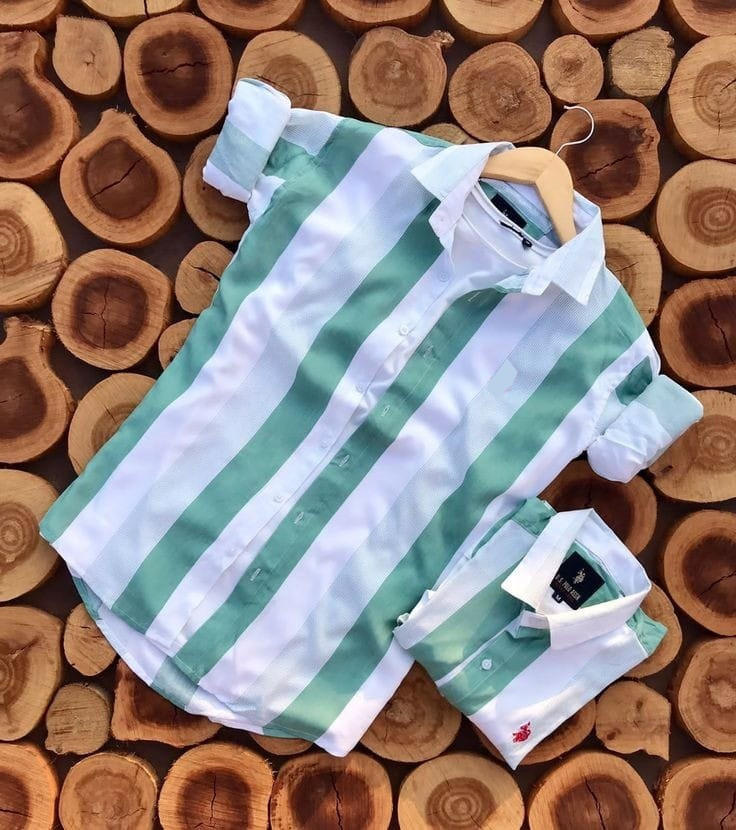 New Stylish Full Sleeve Shirt Semi rubber print