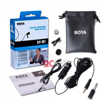 BOYA BY M1 Microphone Boya Professional Microphone For Mobile & Dslr - Black