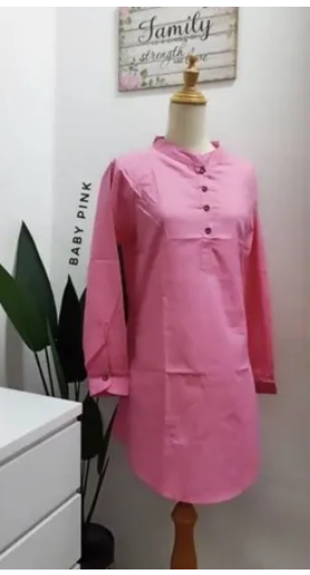 READY STOCK SUPER HOT BLOUSE MUSLIMAH PLAIN H&M NORMAL TO PLUS