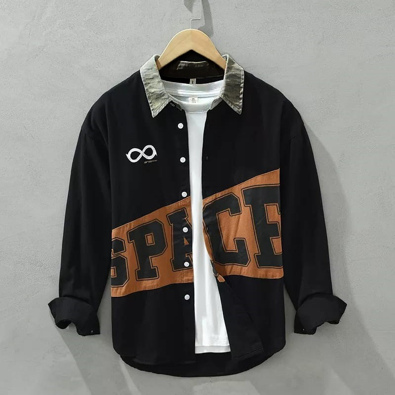 New Arrival Full Sleeve Shirt Semi rubber print