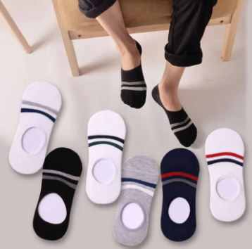 Men No Show Low Cut Loafer Socks