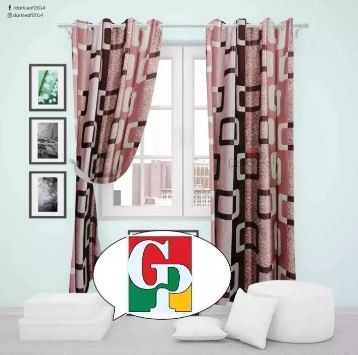 Synthetic Curtain (পর্দা) Porda Color Blue, Lake Blue, Brown, From Golden Plus. ( 6 পিছ পর্দার দাম দেওয়া আছে)