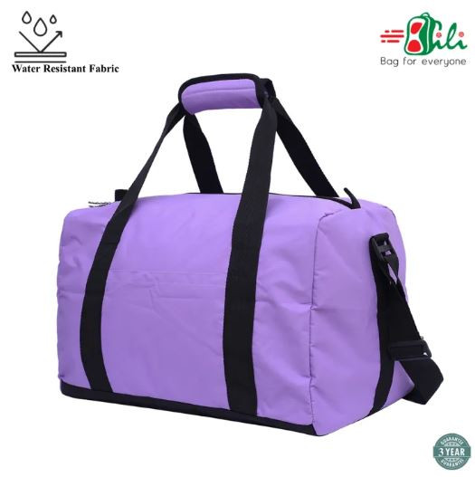 Bili Personal Use Compact Travel Bag for Short Tour 1-2 Days (Lavender)
