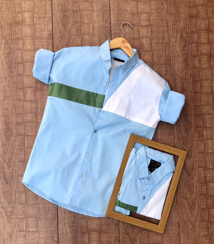 New Arrival Full Sleeve Shirt Semi rubber print