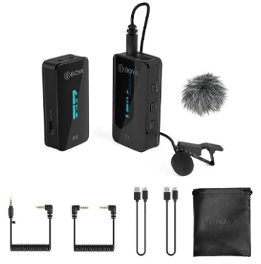 BOYA BY-XM6-S1 2.4G Wireless Rechargeable Microphone (Official 2 years warranty)