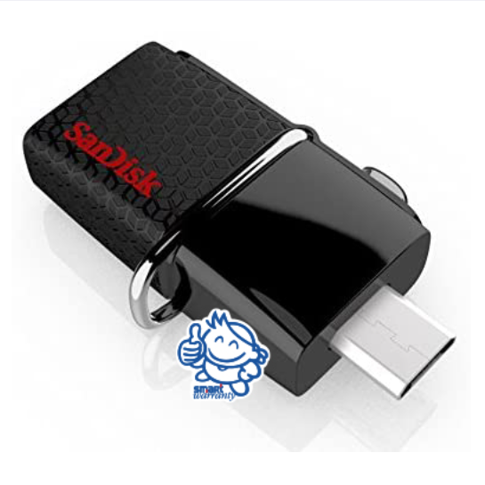 SanDisk 32GB Ultra Dual USB 3.0, micro-USB, OTG enabled Pendrive- SDDD2-32G
