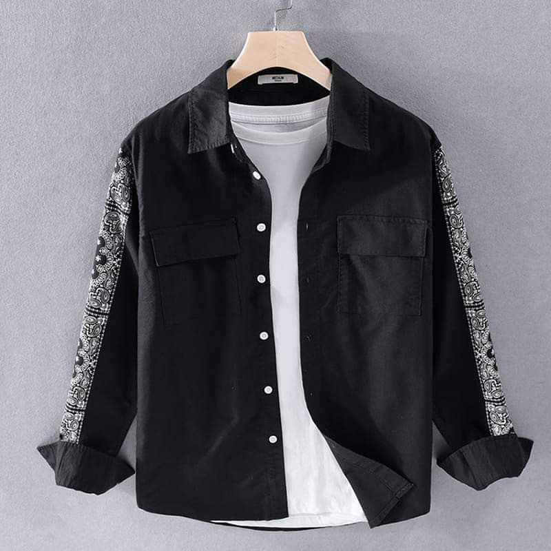 New Arrival Full Sleeve Shirt Semi rubber print