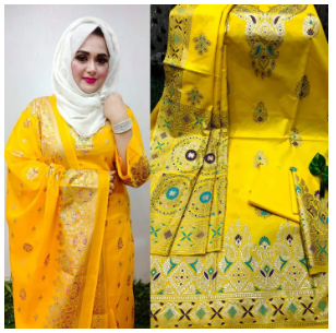 Women 3pcs Unstitched Printed Kashmiri Afsan Cotton Latest Design Three Piece
