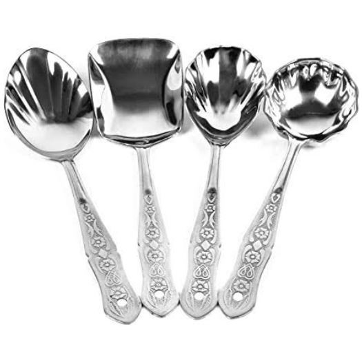 Serving Spoon Set Stainless Steel Spoon Set-4 Pieces Set