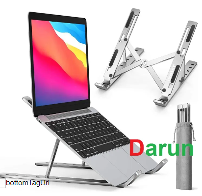 Laptop stand aluminum alloy adjustable multi-angle laptop stand 10-17 inch tablet notebook laptop stand