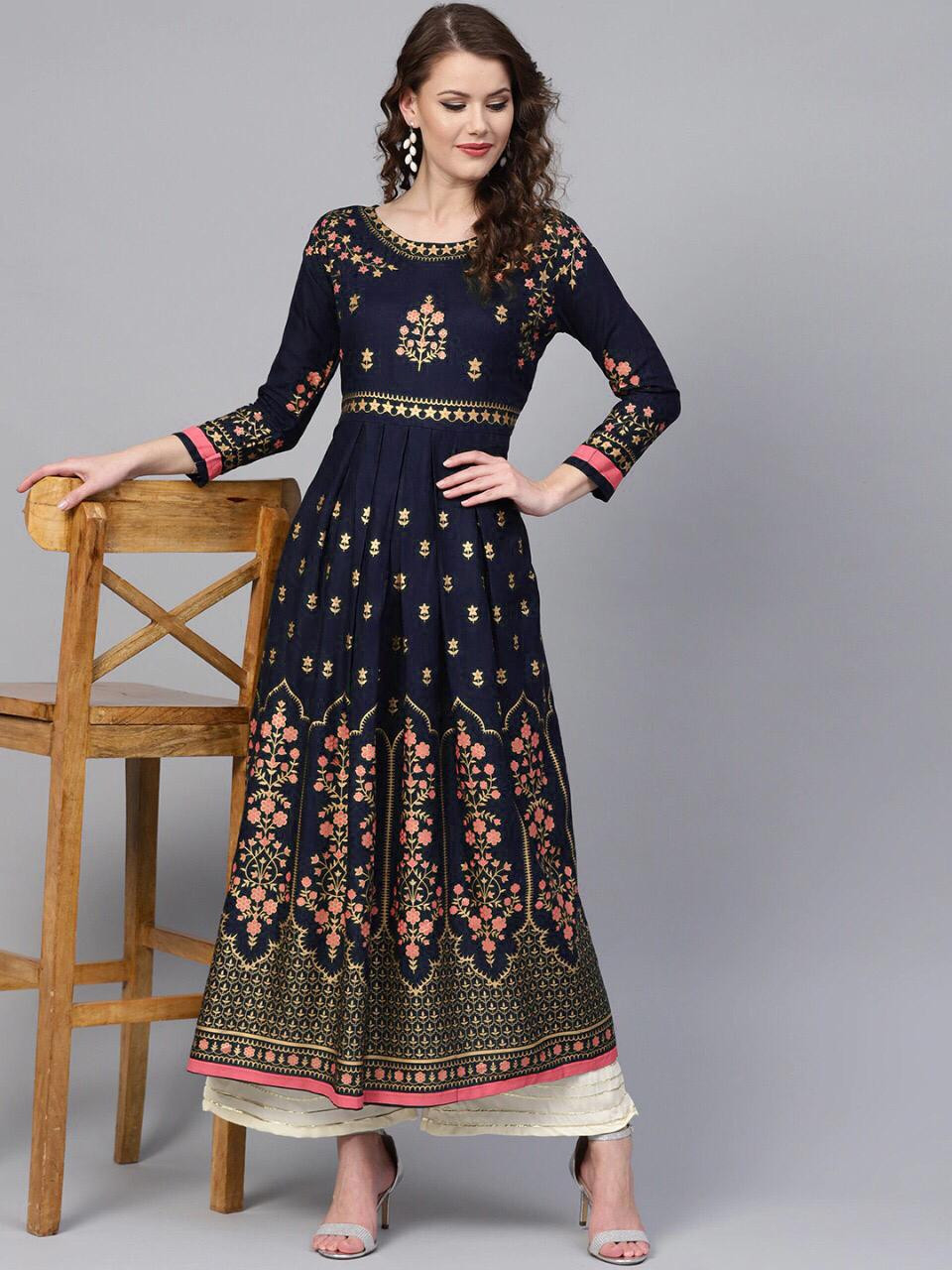 Ready Made Beautiful Designer Ethnic Anarkali High Quality Printed Kurti