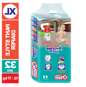 Avonee Xl Pant Diaper 12-17Kg 32Pcs - Babyder