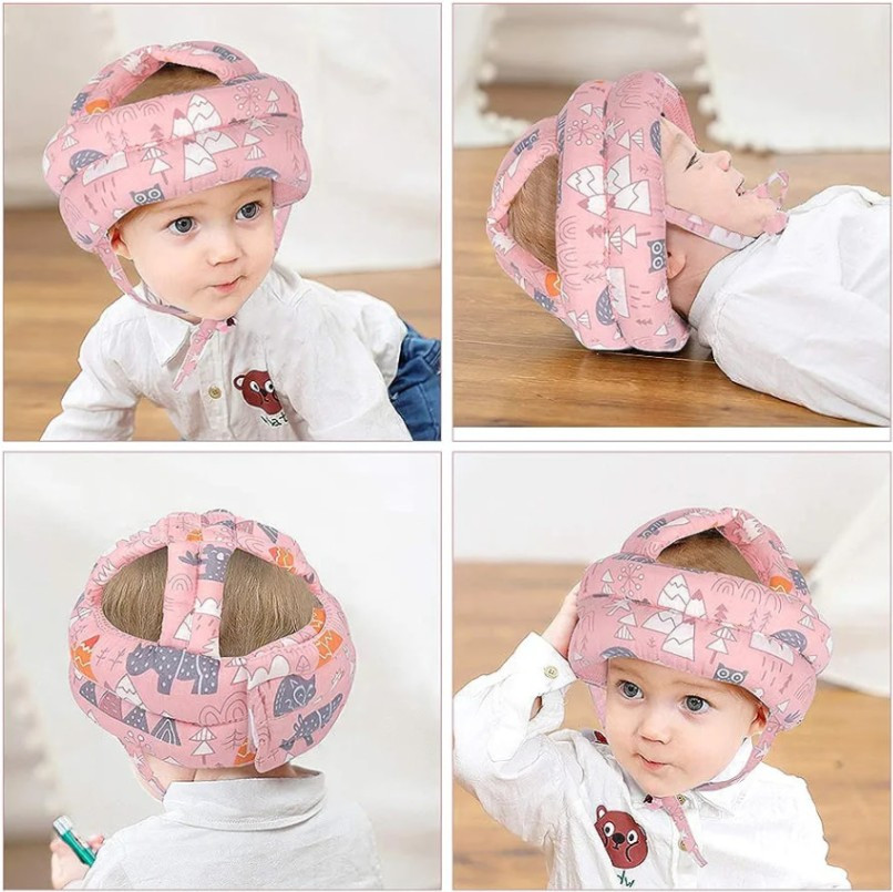 Kids Safety Head protector | Baby Safety Helmet Infant Toddler Breathable & Adjustable Head Cushion| Kids or baby safety Cap