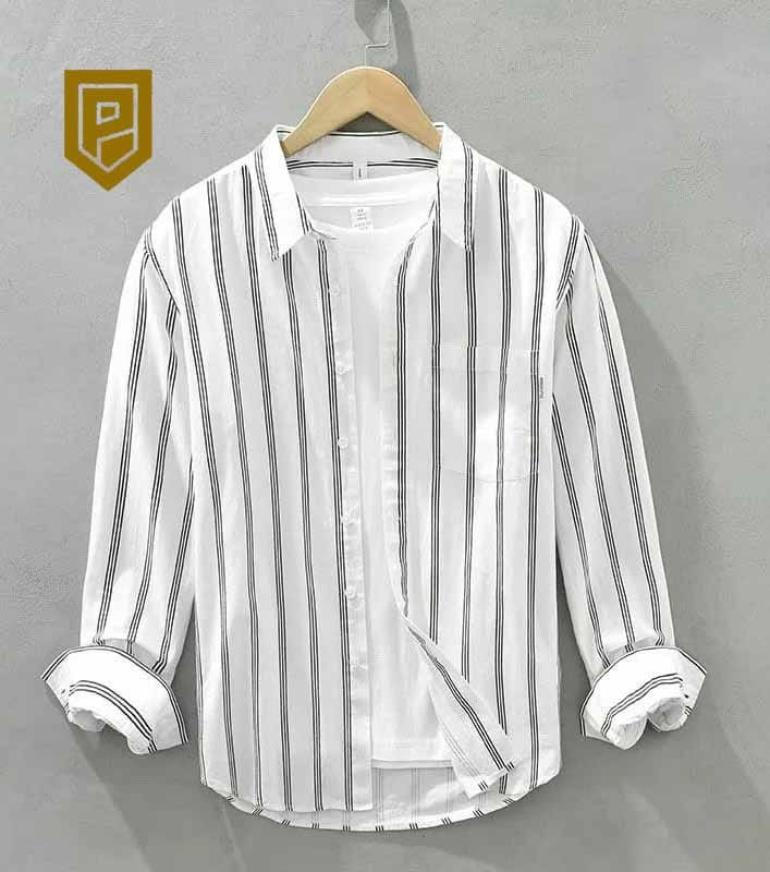 New Stylish Full Sleeve Shirt Semi rubber print