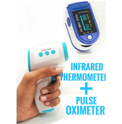 Combo OLED Fingertip Pulse Oximeter