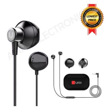 Uii Sii Hm12 Wired in-ear Gaming Headset Deep Bass Good Treble Earphone With Pouch (Bar Code) Good Headphone