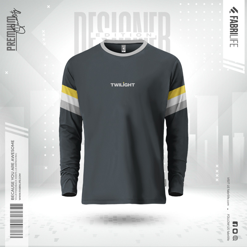 Mens Metro Edition Premium Full Sleeve T-shirt - Twilight