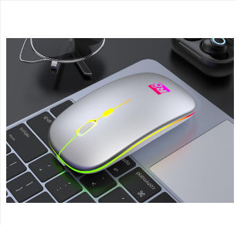 Computer Accessories Office A2 Rechargeable Silent RGB 25Mm Ultra Slim Wireless Mouse