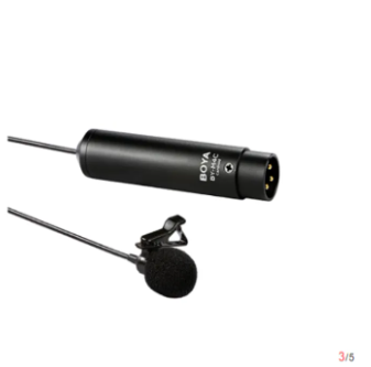 BOYA BY-M4C professional XLR connector lavalier microphone