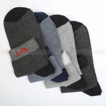 Men's All stripe 4 pair Short socks